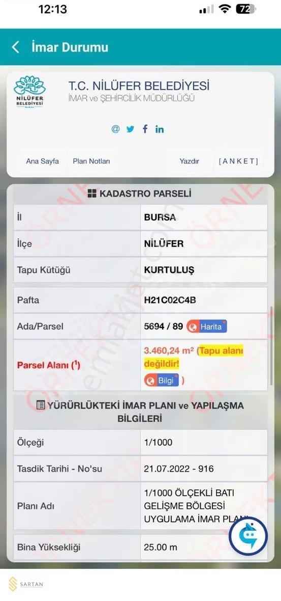 Görükle Kurtuluş Ta Yatırım Fırsatı.. - Görsel 2