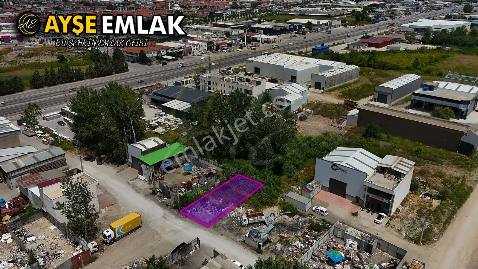 Ayşe Emlaktan Sanayi İmarlı Köşe Arsa - Görsel 4