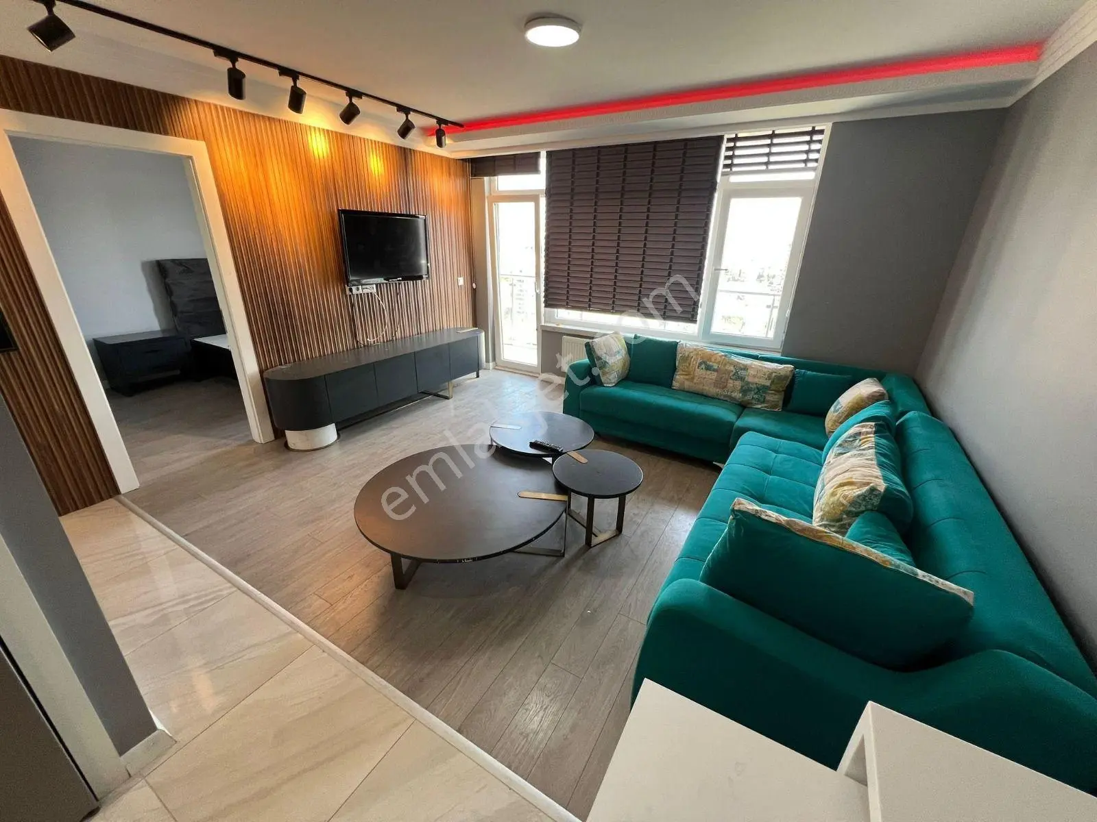 Batıkent Akkent Den Full Donatılı Site İçi 1+1 Eşyalı Kiralık - Görsel 2