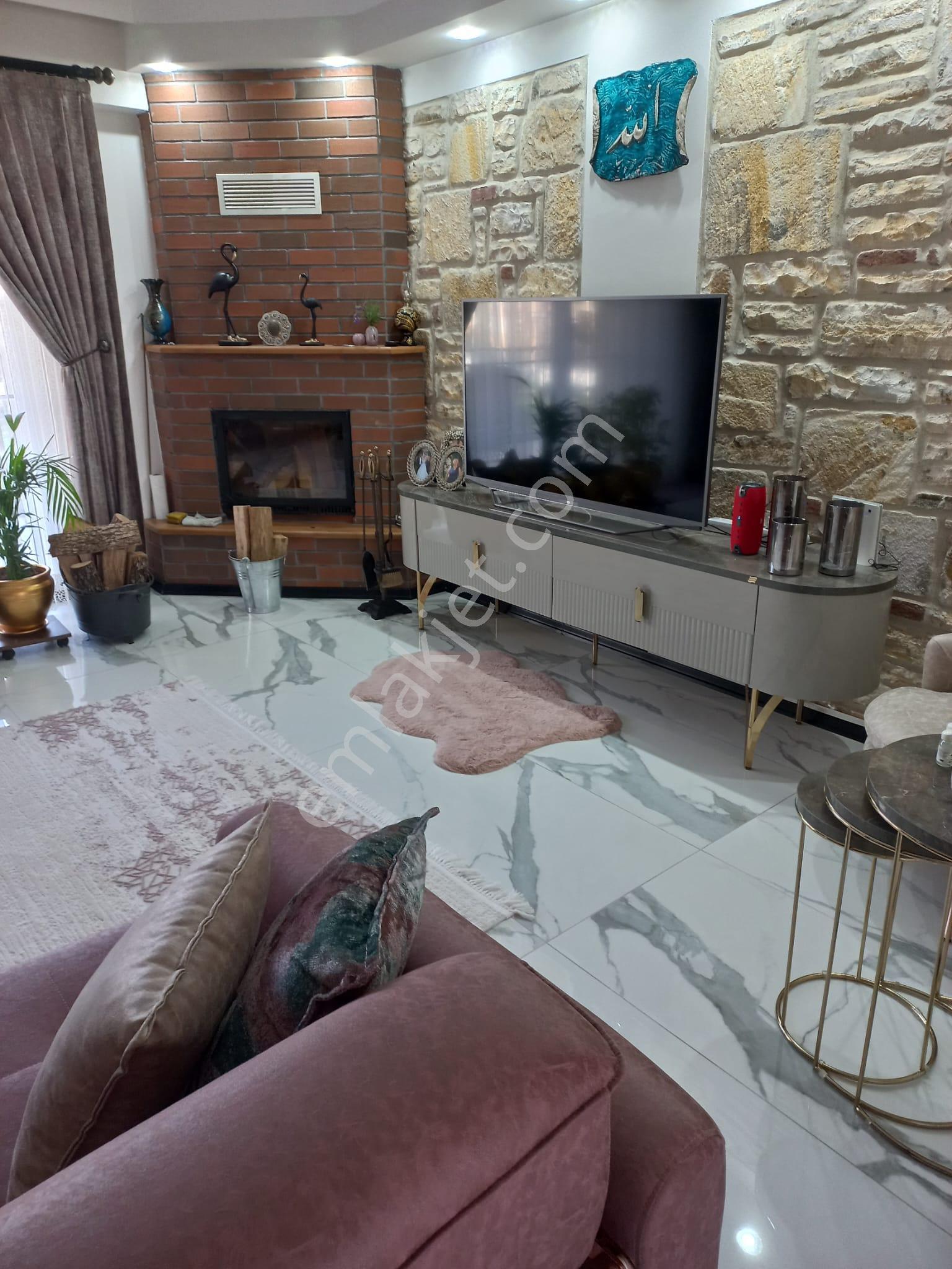 Foça Hacıveli De Eşyalı Kiralık Lüks Havuzlu Dubleks Villa - Görsel 10
