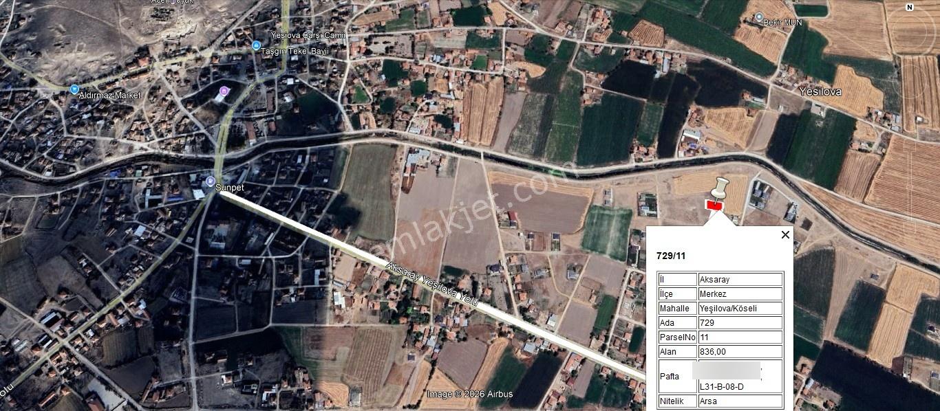 Yeşilova Köseli'de Satılık 836 M2 Arsa - Görsel 5