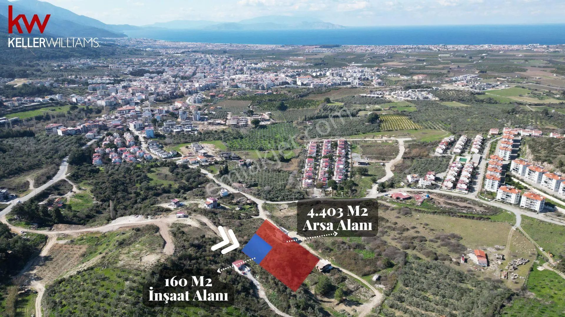 Davutlarda Deniz Manzaralı Satılık Villa Arsası