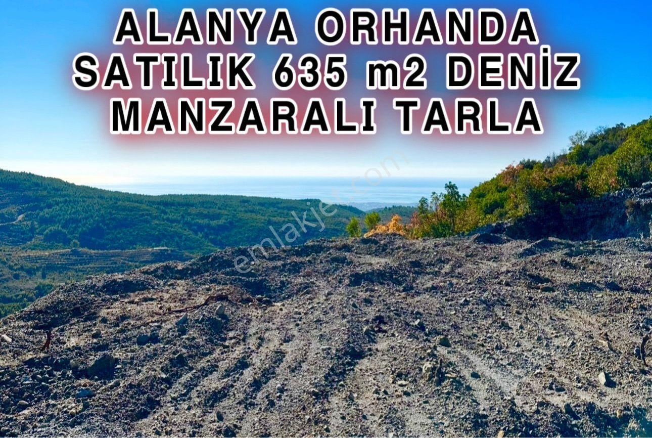 Alanya Orhanda Deniz Manzaralı Satılık Müstakil 635 M2 Tarla