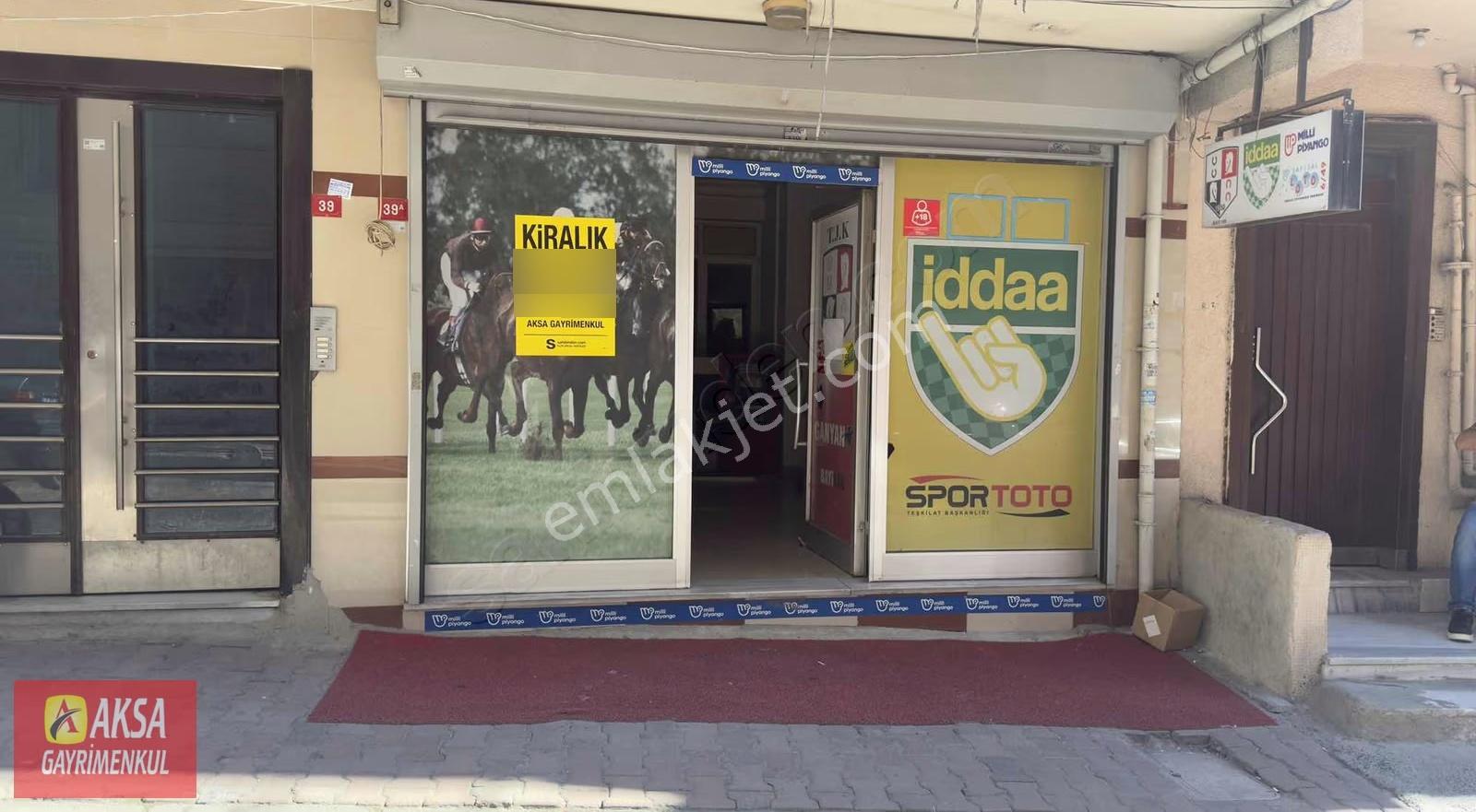 Aksa Emlaktan Kiralı Dükkan