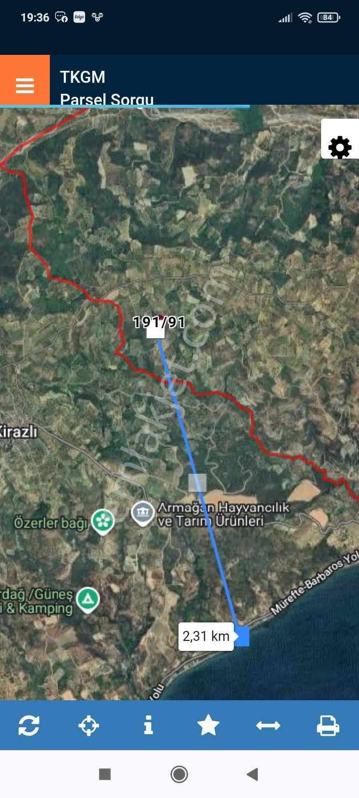 Sahibinden 4500 M2 Zeytinlik Deniz Manzaralı