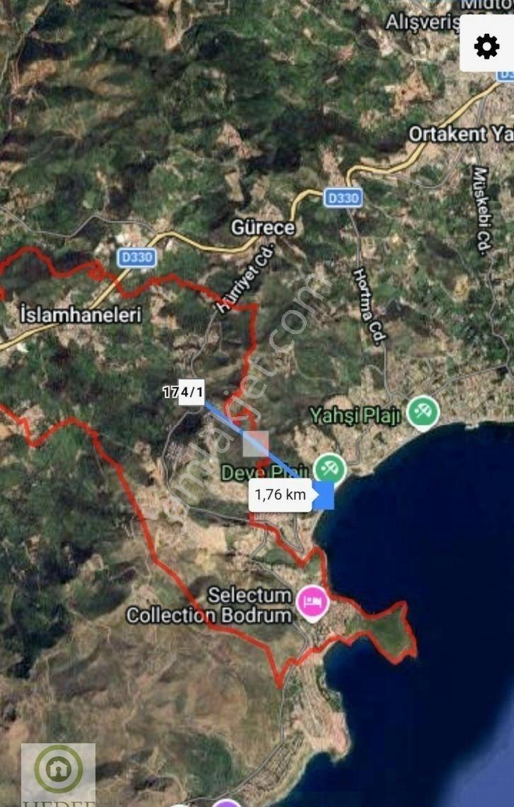 Bodrum İslamhaneleri Yolu Açık Yerleşime Yakın 1.814 M² Satılık - Görsel 4