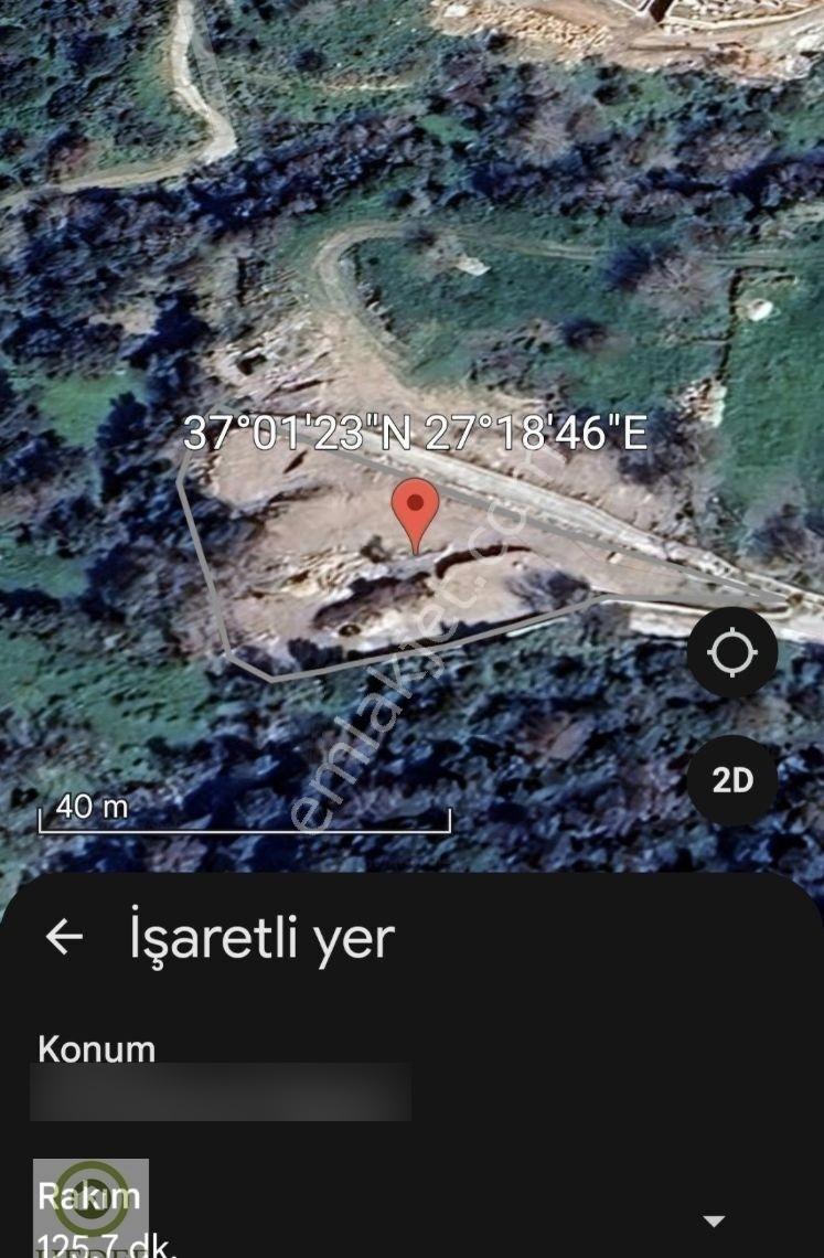 Bodrum İslamhaneleri Yolu Açık Yerleşime Yakın 1.814 M² Satılık - Görsel 2
