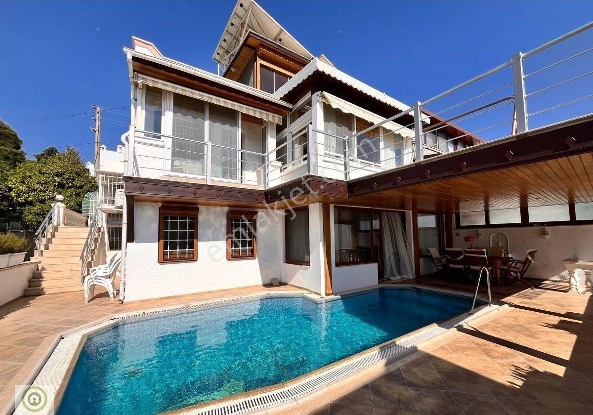 Bodrum Bitez Manzaralı, Özel Havuzlu, Denize Yakın Sezonluk Kiralık Müstakil Villa - Görsel 14