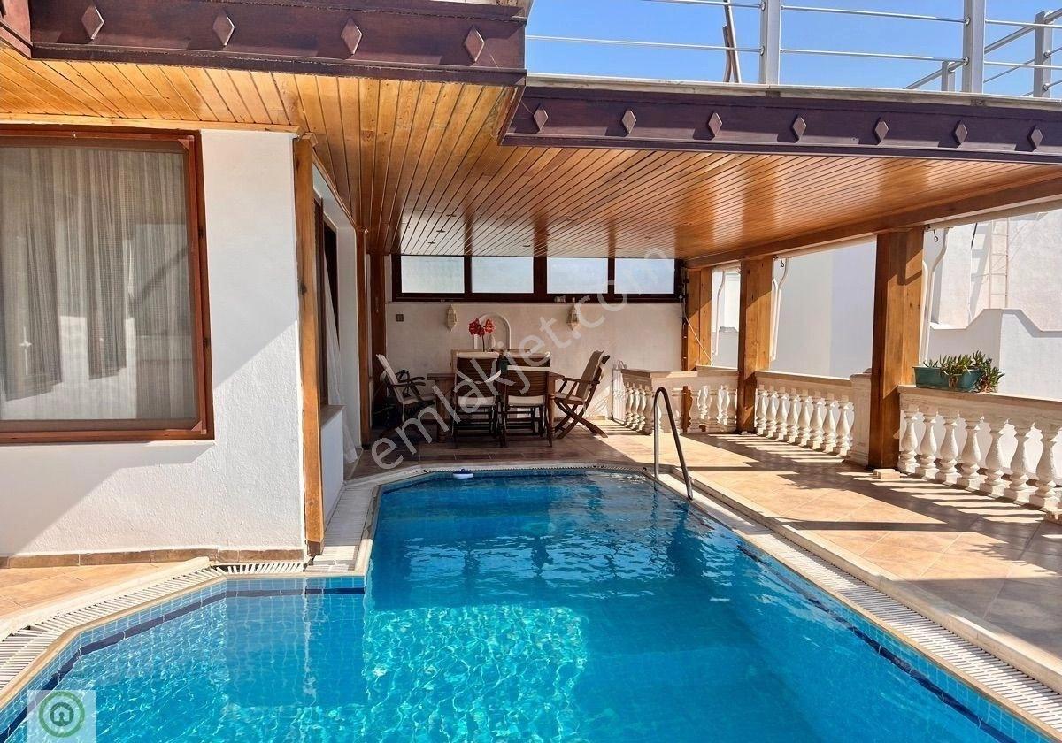 Bodrum Bitez Manzaralı, Özel Havuzlu, Denize Yakın Sezonluk Kiralık Müstakil Villa - Görsel 15