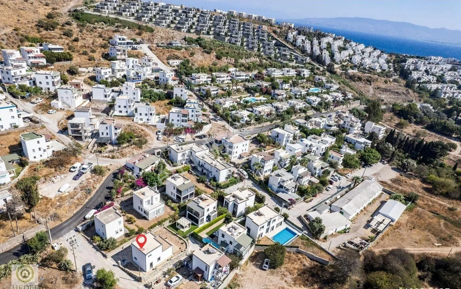 Bodrum Akyarlar Tam Müstakil Dubleks 3+1 Bahceli Sıfır Kat Mülkiyetli Satılık - Görsel 42