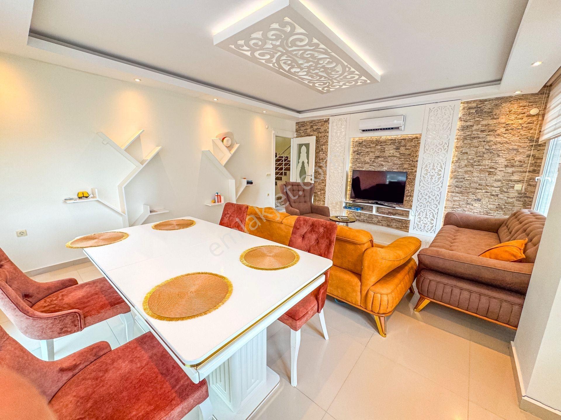 Alanya Kestel Satılık 3+1 Lüks Eşyalı Dubleks Daire