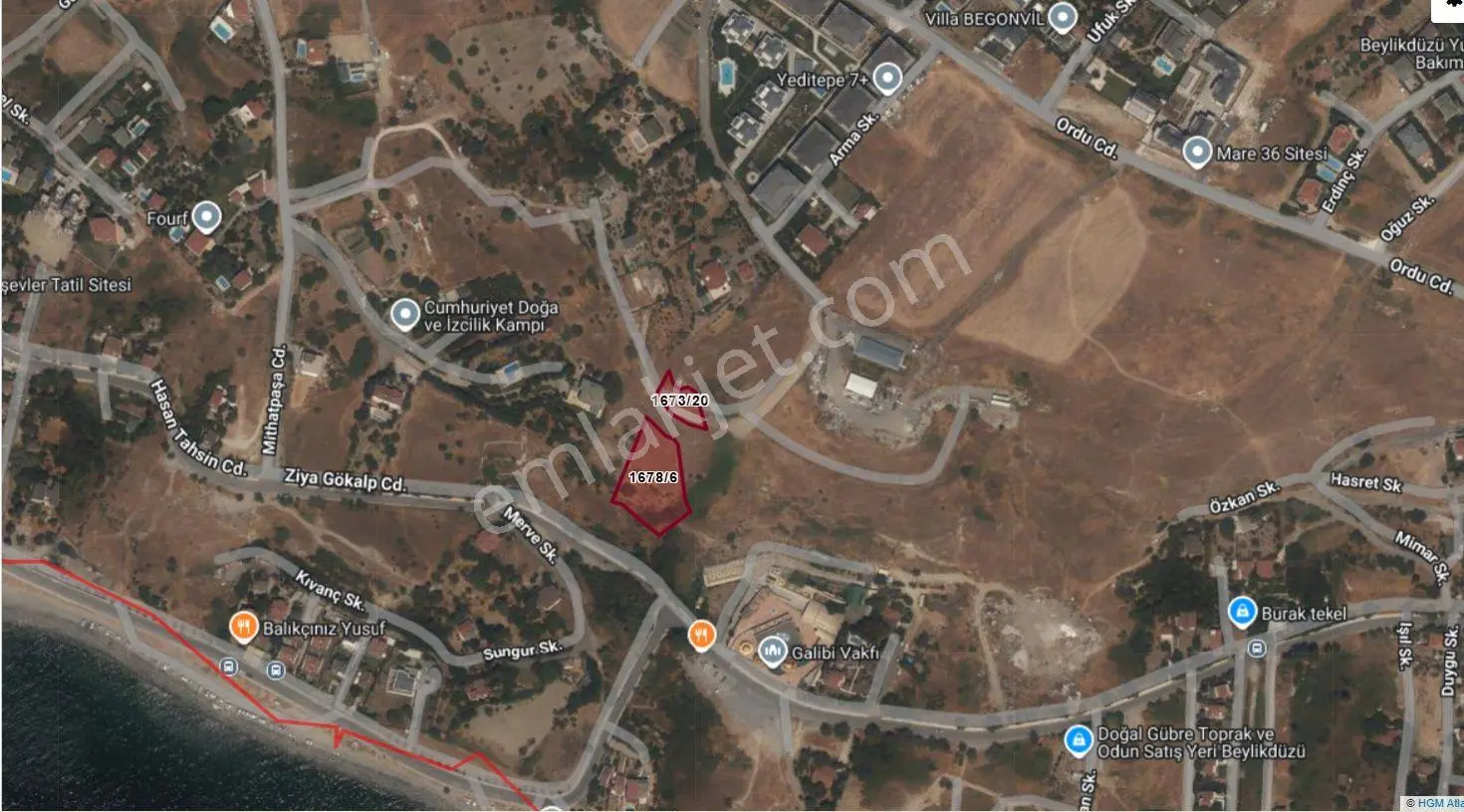 Gürpınar Balık Hali Üstü Her İşe Uygun Kiralık Dev Arsa 3410m2 - Görsel 2