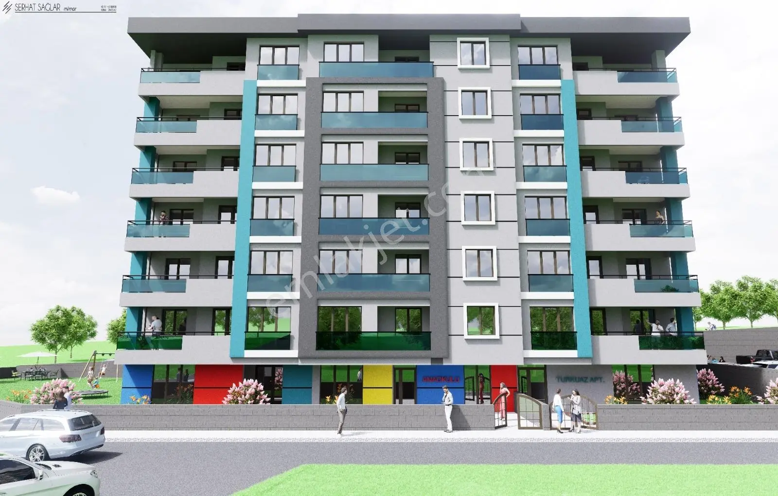 Garanti Emlak'tan - Turkuaz Sitesi'nde - Oturuma Hazır 2+1 Daire - Görsel 5