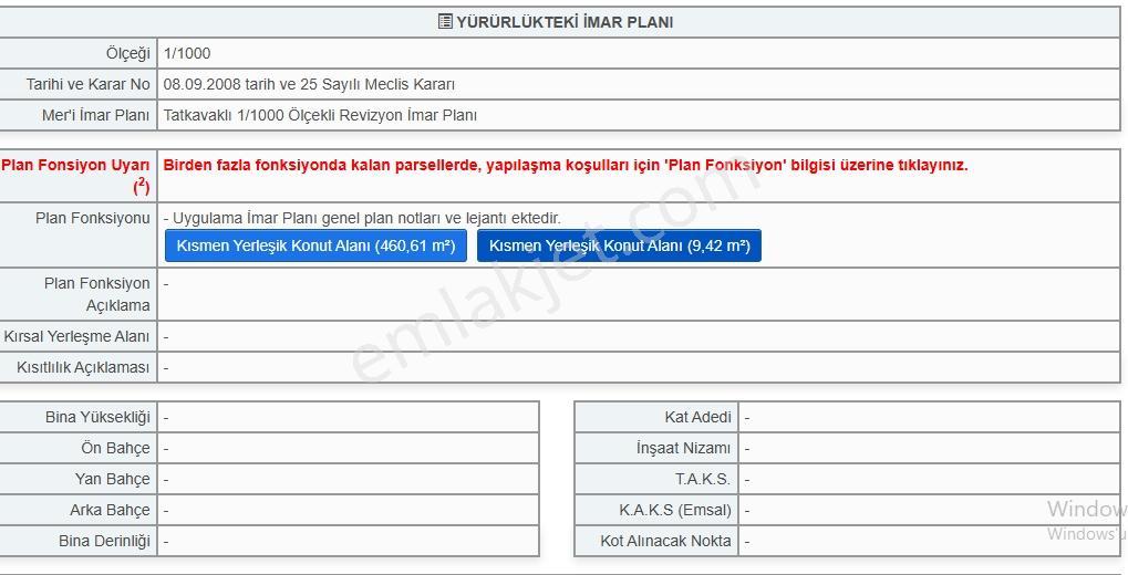 Tatkavaklı'da Kısmen Yerleşik Konut Alanında Satılık Arsa - Görsel 7