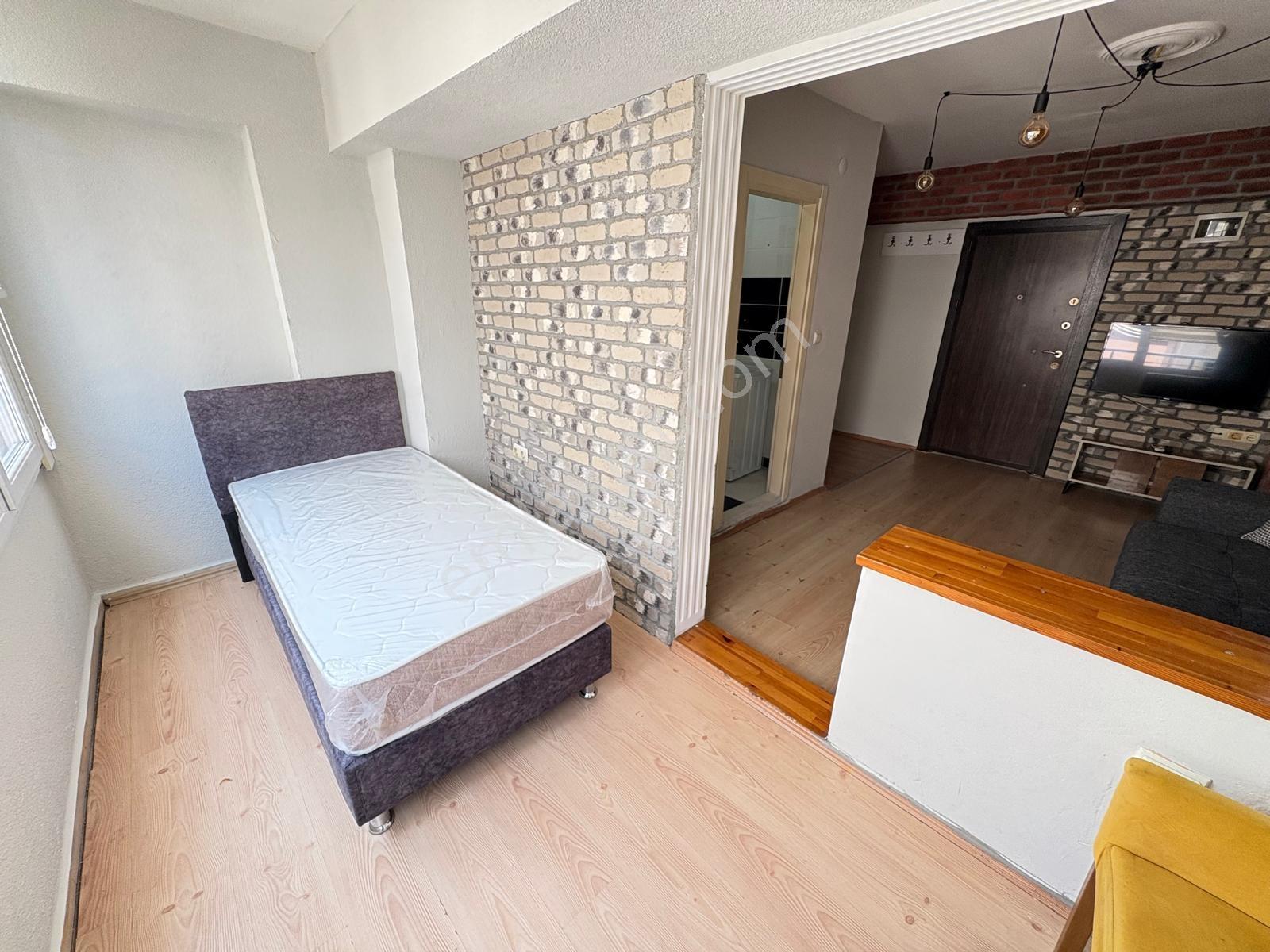 Görüklede Abonelikleri Açık Klimalı 1+0 Eşyalı Kiralık Daire - Görsel 8
