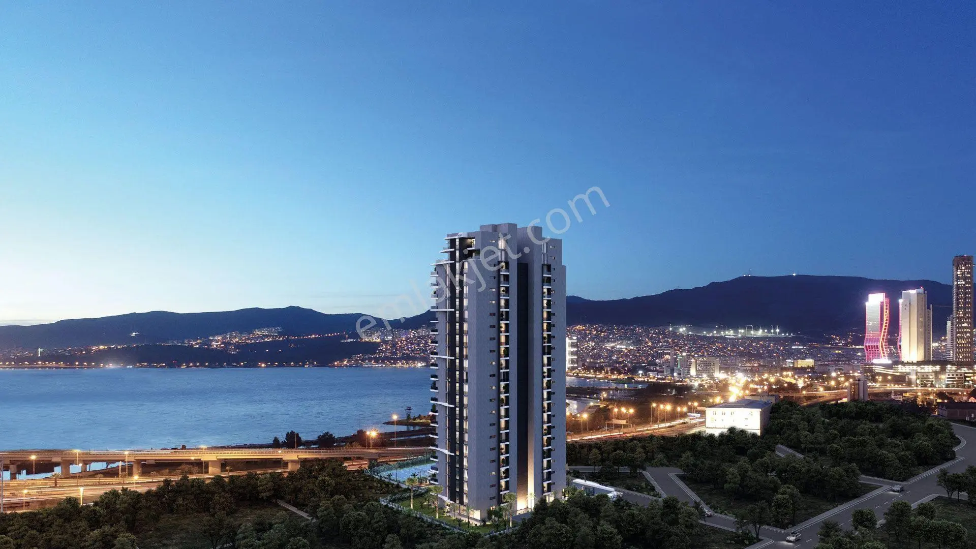 İzmir Çınarlı Modda Port'ta 2+1 Ofis / İş Yeri Kiralık