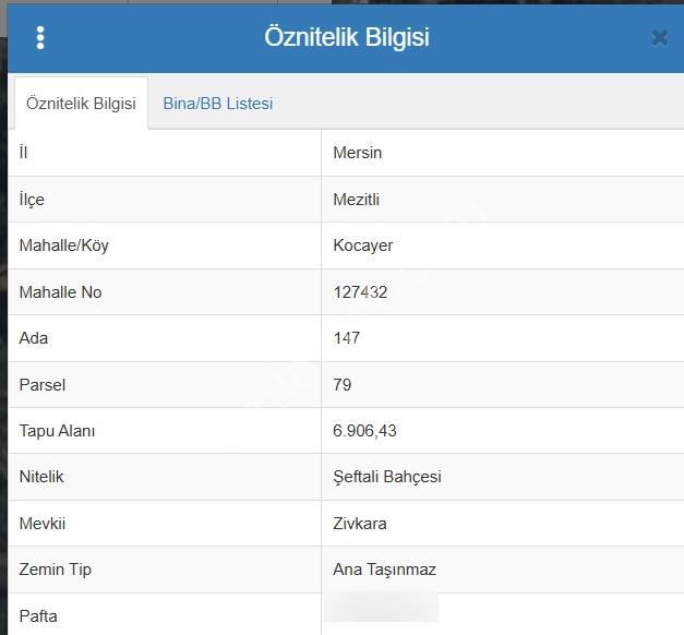 Mezitli Kocayerde Satılık Bakımlı Ve Yüksek Verimli Bahçe
