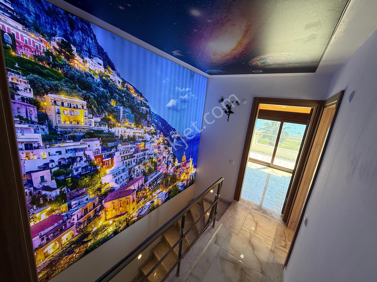 İzmir Dikili Kabakum Ful Deniz Manzaralı Satılık Sıfır 5+1 Villa - Görsel 12