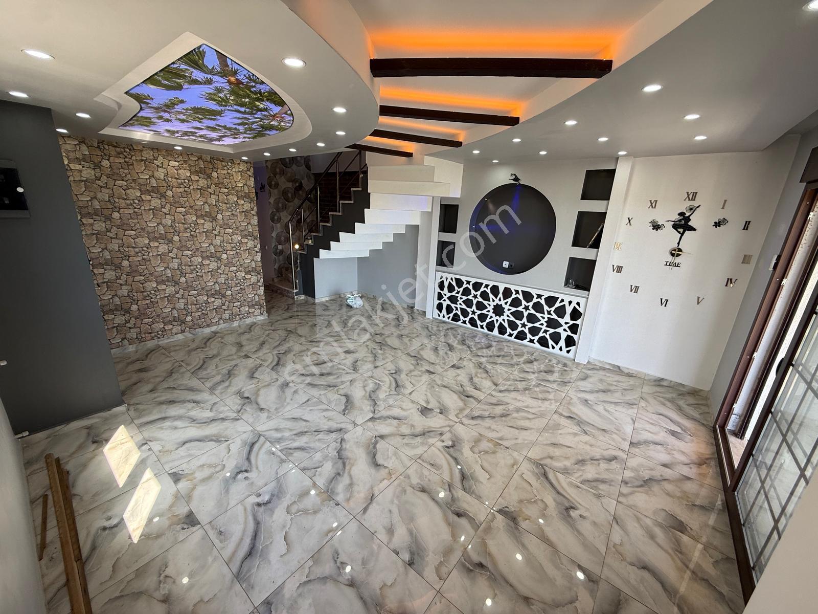 İzmir Dikili Kabakum Ful Deniz Manzaralı Satılık Sıfır 5+1 Villa - Görsel 20