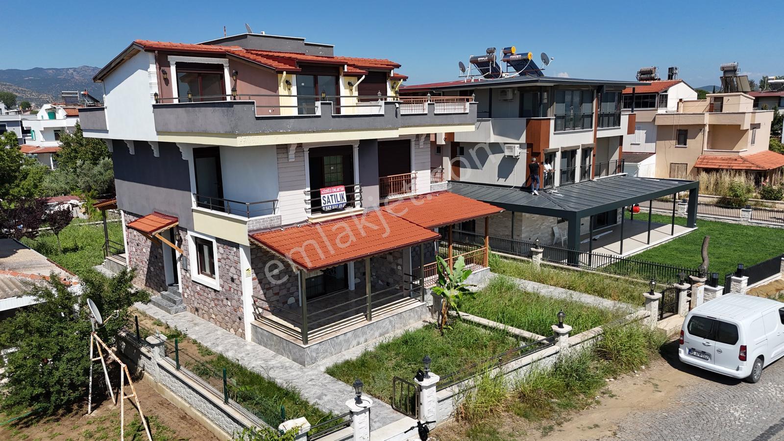 İzmir Dikili Kabakum Ful Deniz Manzaralı Satılık Sıfır 5+1 Villa - Görsel 17