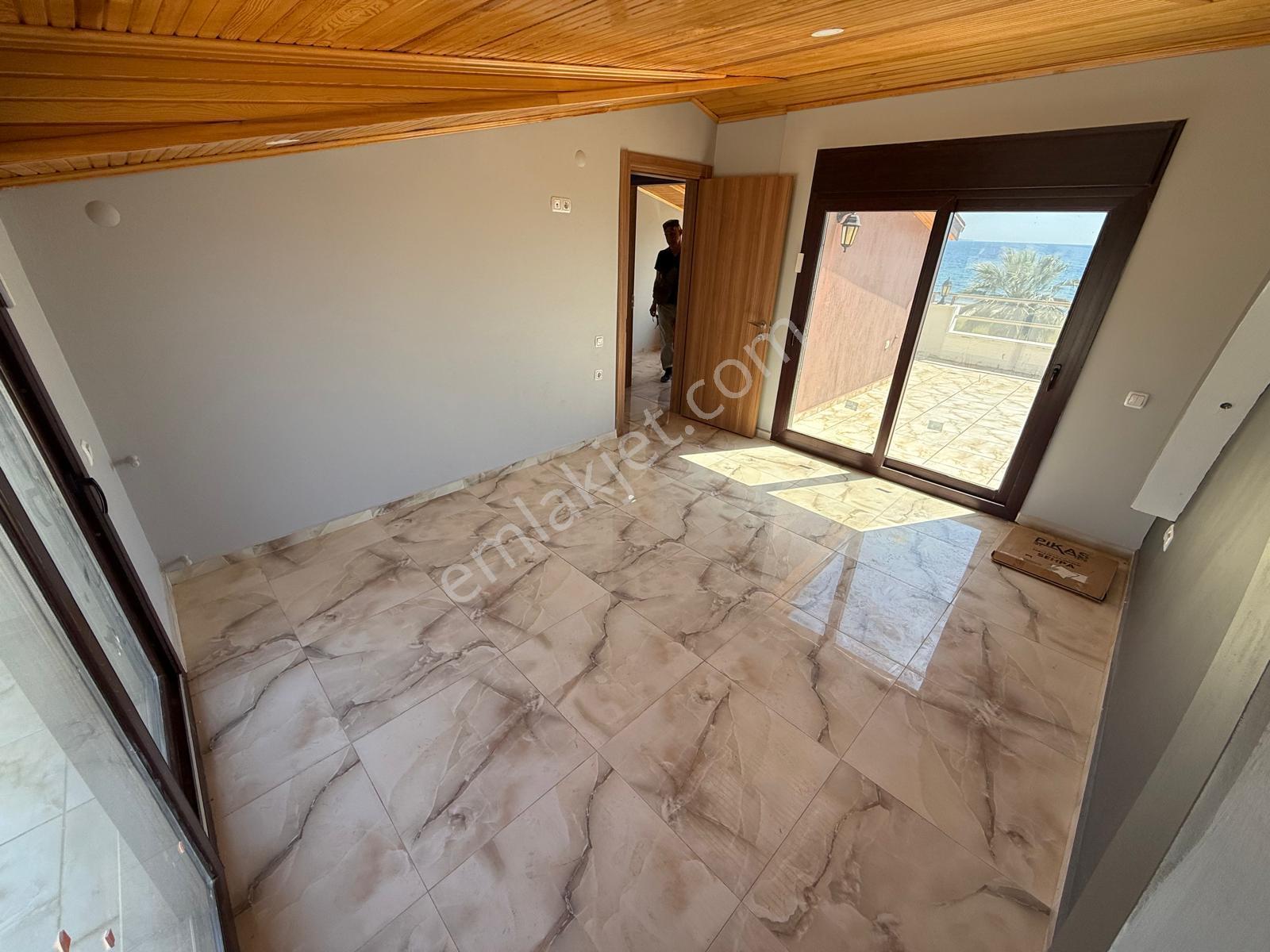 İzmir Dikili Kabakum Ful Deniz Manzaralı Satılık Sıfır 5+1 Villa - Görsel 3