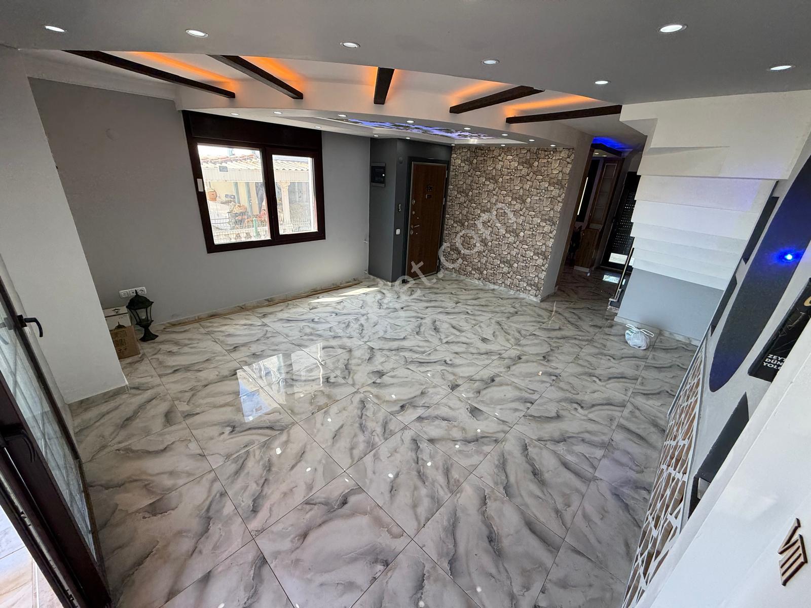 İzmir Dikili Kabakum Ful Deniz Manzaralı Satılık Sıfır 5+1 Villa - Görsel 18