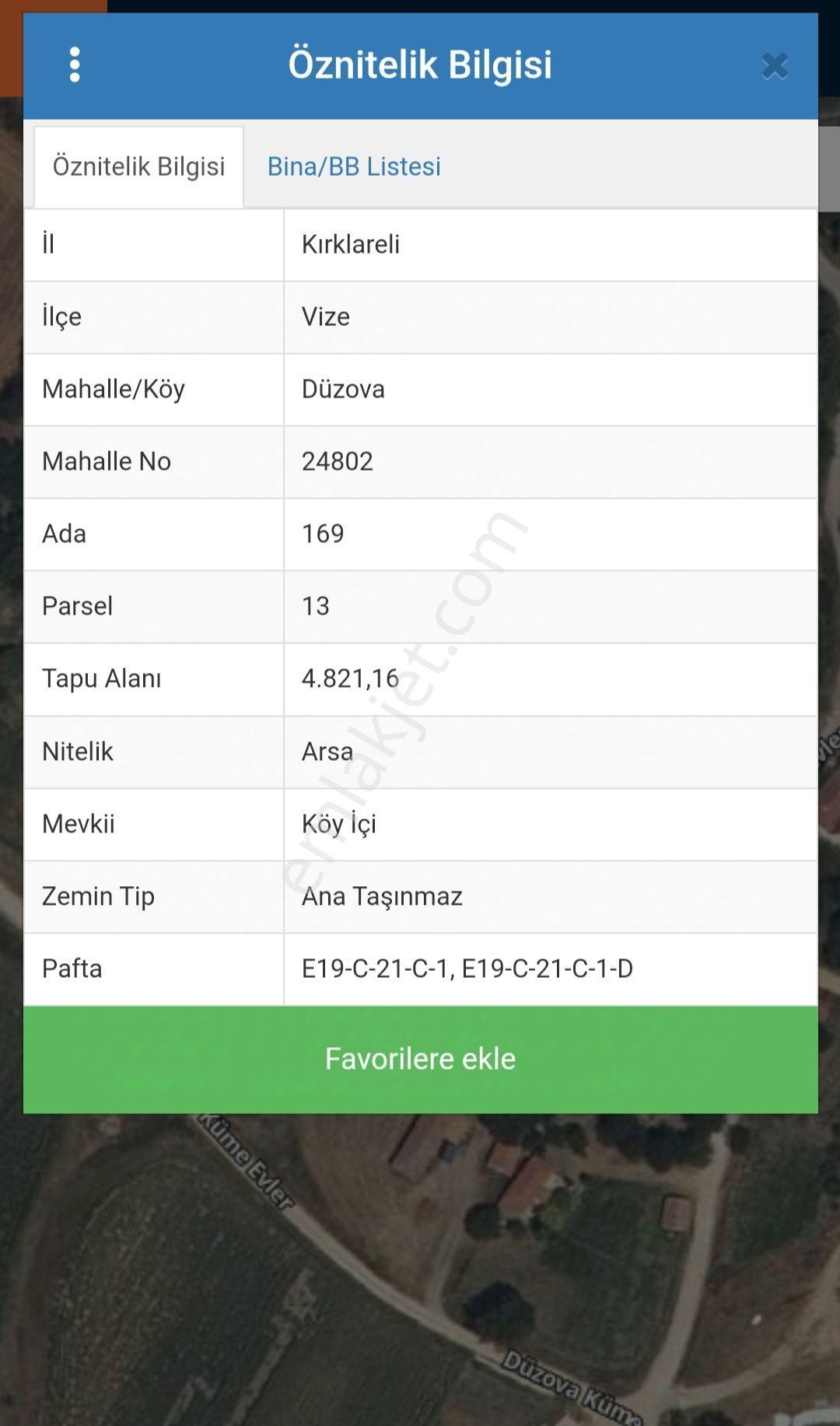 Kırklareli Vize Düzova Köyünde Yerleşim Alanı İçinde 602-m2 Arsa - Görsel 12