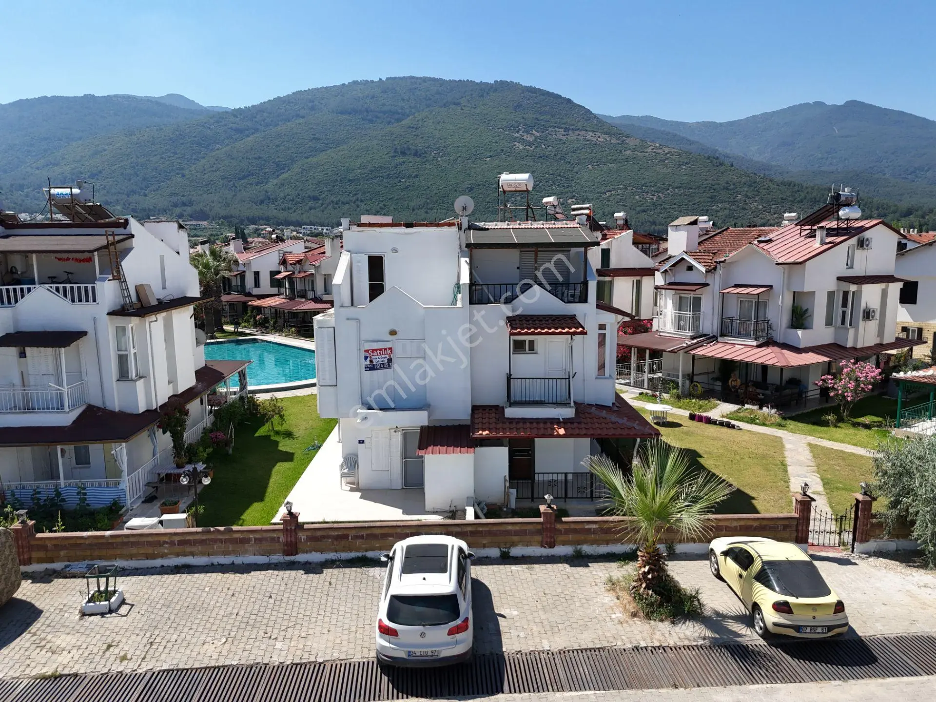 Güzelçamlı Tuse Sitesinde, Büyük Havuzlu Sitede Ferah 3+1 Villa - Görsel 5