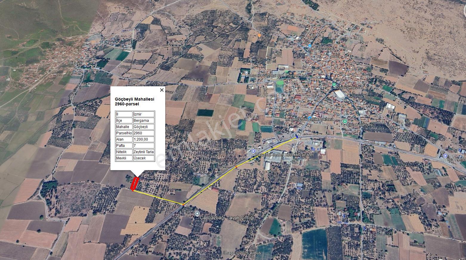 Göçbeyli'de Yola Cepheli 1200 M2 Hobi Bahçesi - Görsel 2