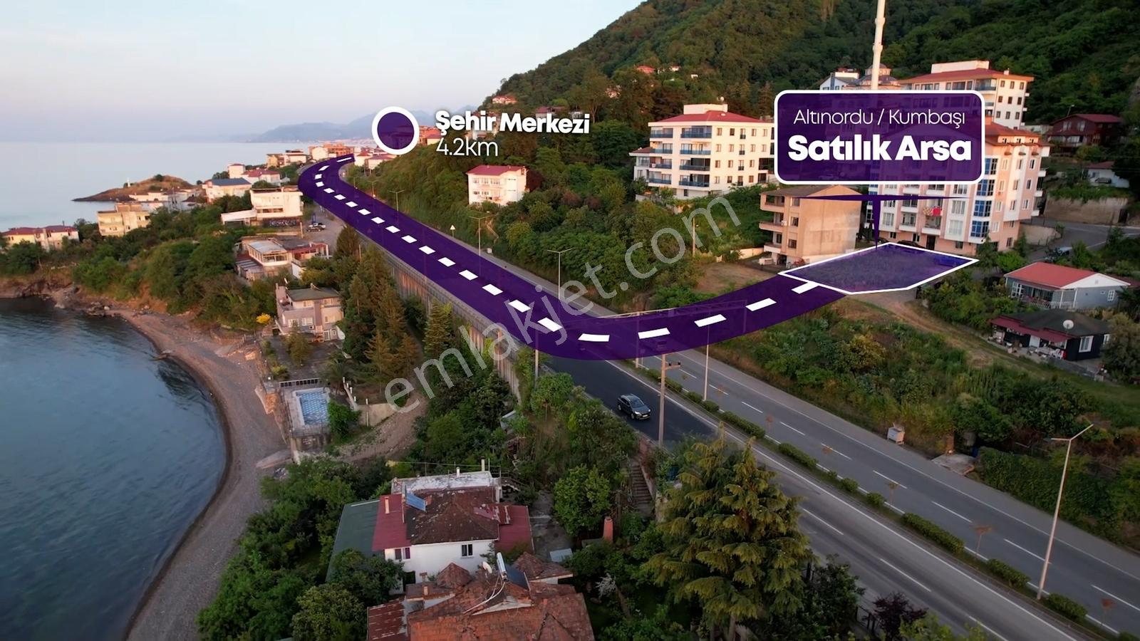 Kumbaşında Deniz Manzaralı Yol Cephe Köşe Parsel Fırsat - Görsel 18