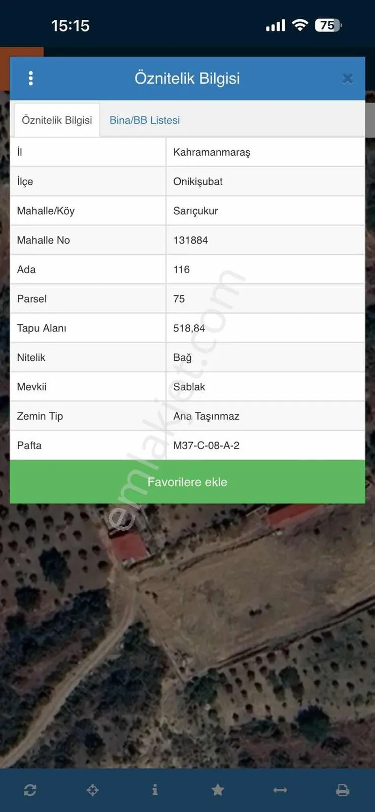 Sarıçukurda Harika Manzaralı 518 M2 Arsa - Görsel 2