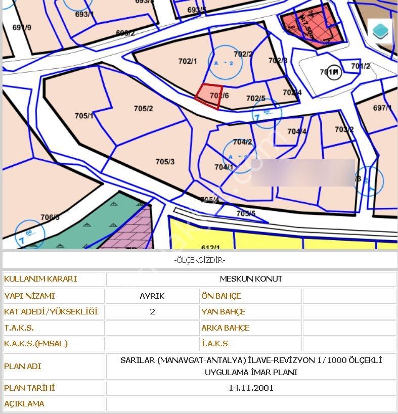 Satılık Sarılar Mahallesi Tek Tapu 2 Parsel Arsa - Görsel 5