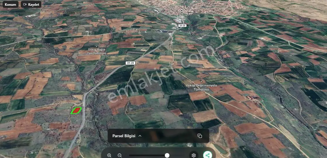 Kırklareli Merkez Üsküp'te Satılık 1900 M² Yatırımlık Tarla! - Görsel 3
