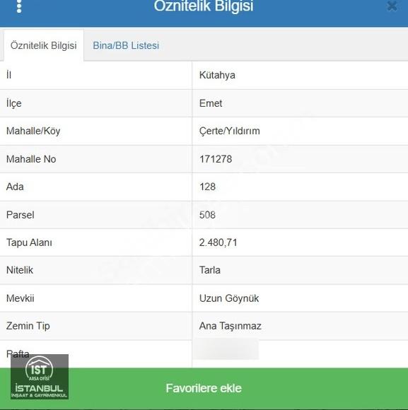 Emet Çerte'de Yatırımlık Müstakil Parsel Satılık Tarla - 2.480m² - Görsel 2