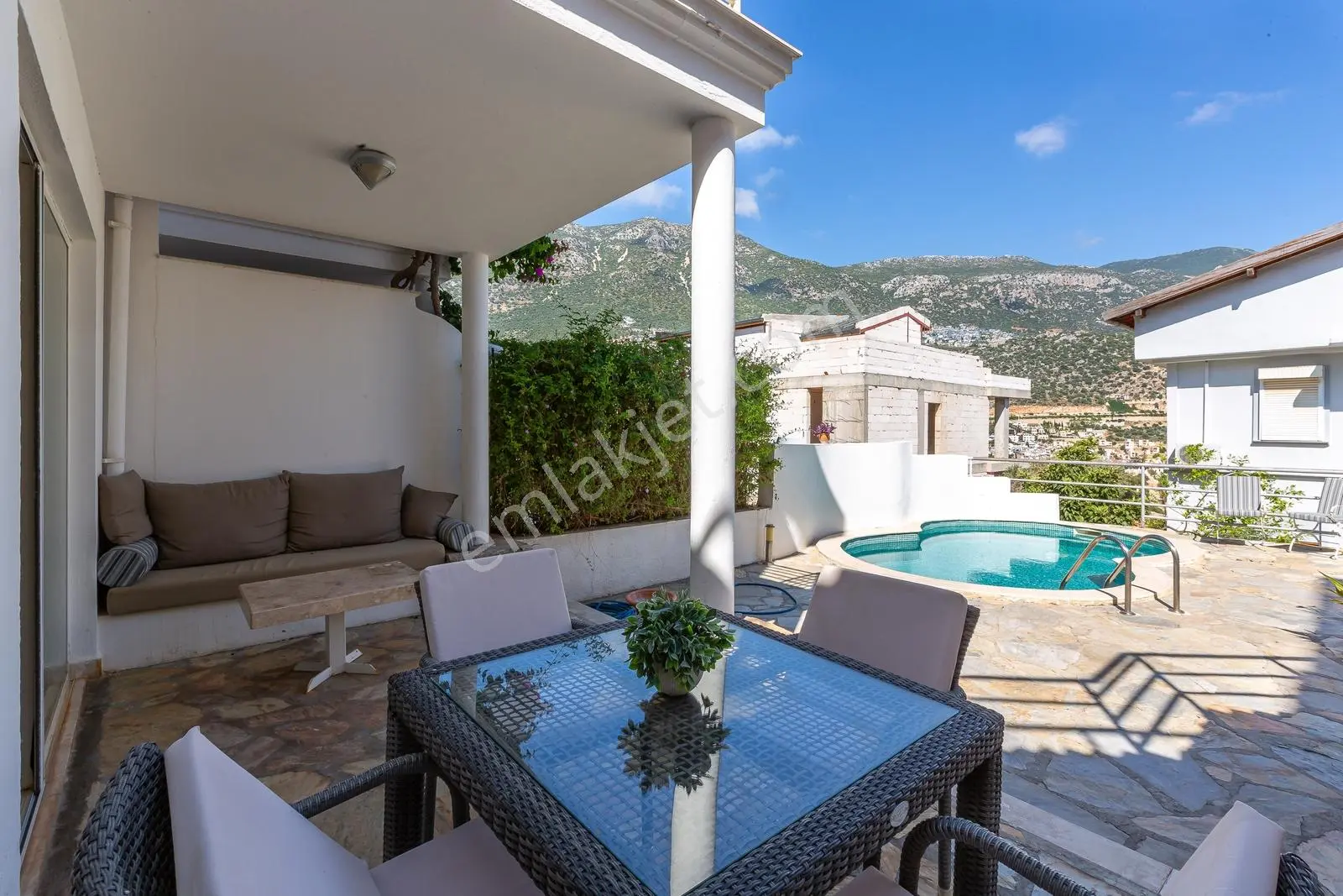 Kalkan Old Towna Yakın Deniz Manzaralı 3+1 Villa - Görsel 5