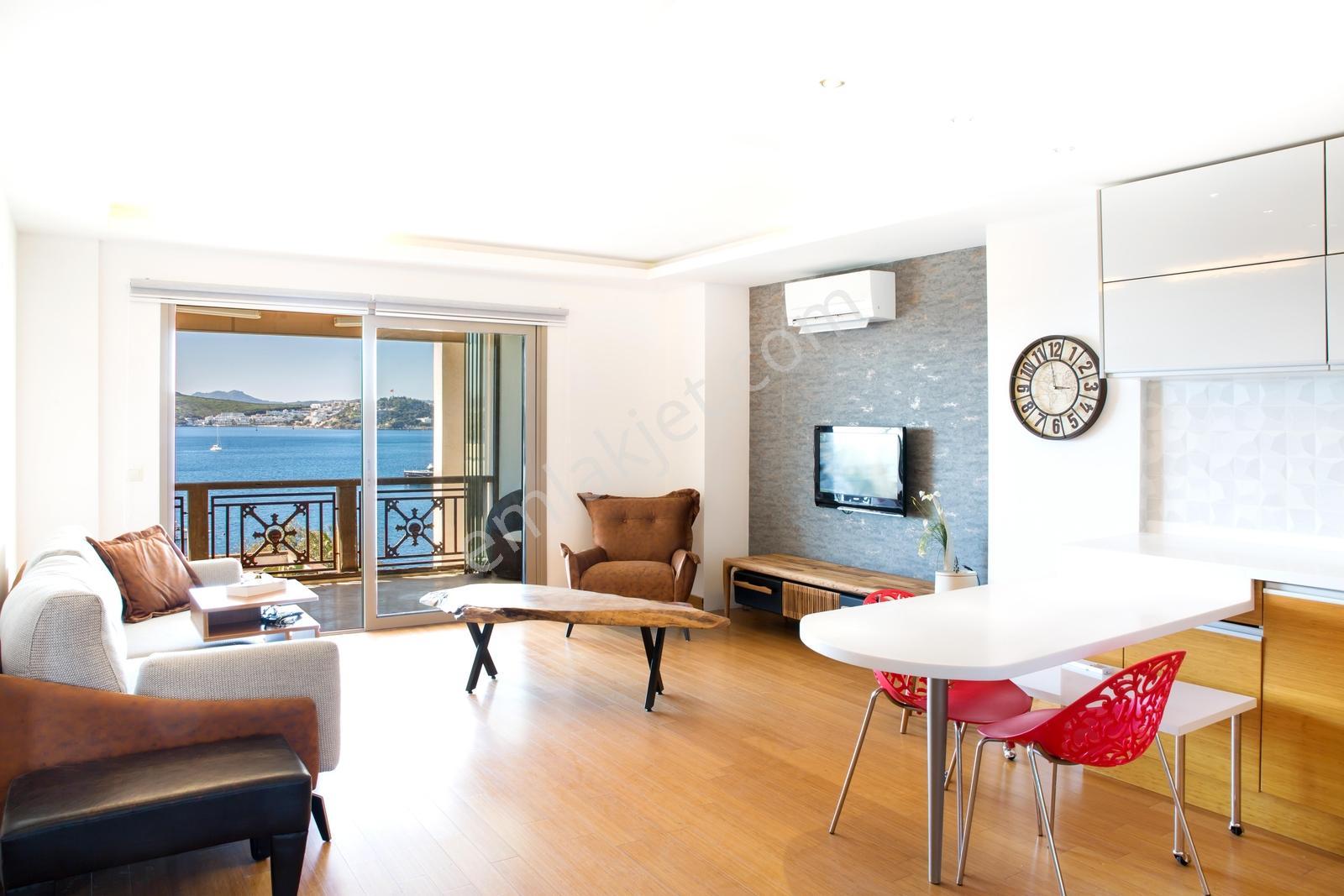 Muğla Bodrum Merkezde Kale Manzaralı 2 Odalı Kiralık Daire - Görsel 3