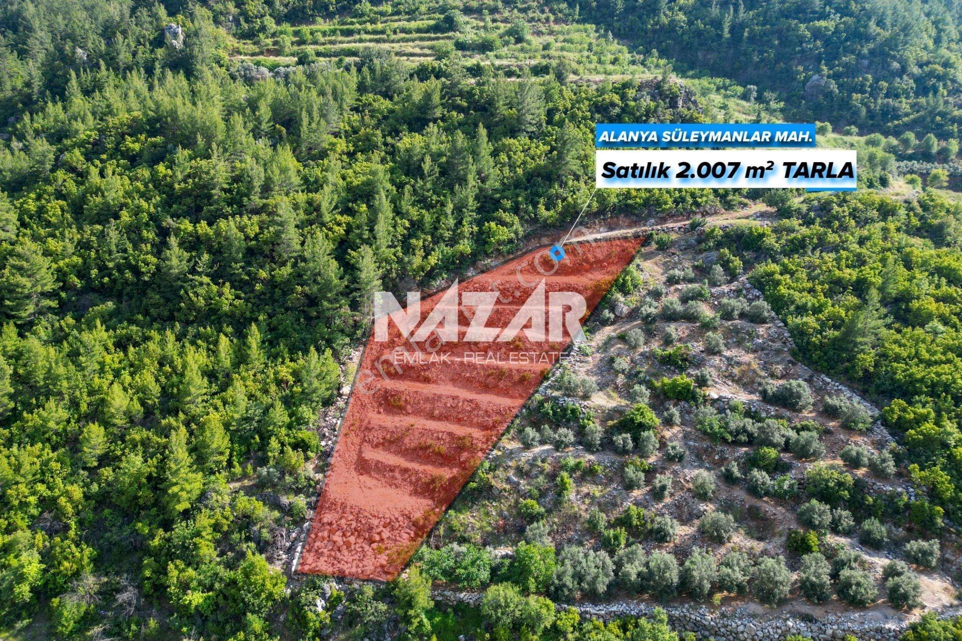 Alanya Süleymanlar’da 2.007 M² Satılık Tarla - Görsel 2