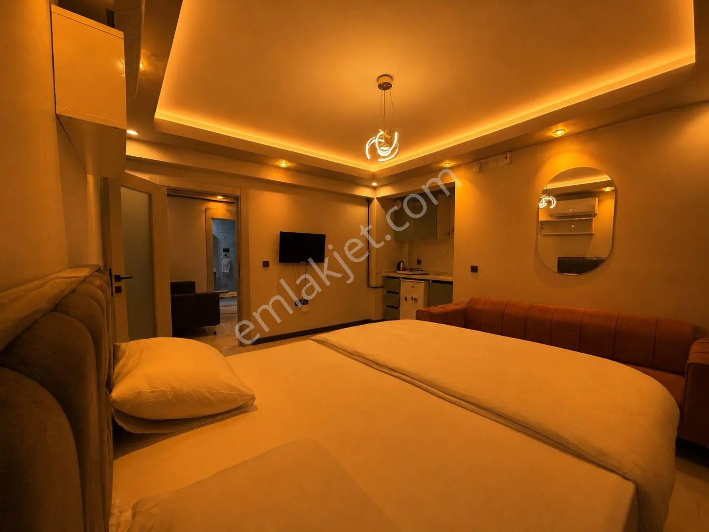 Keçiörende Günlük Kiralık Jakuzili Vip 7/24 Klimalı Netflix - Görsel 5