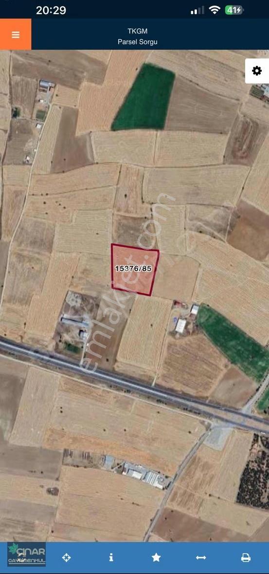 Tek Tapu Ağırnas'ta Ahır Yapımına Uygun 16.597 M² Satılık Tarla - Görsel 4