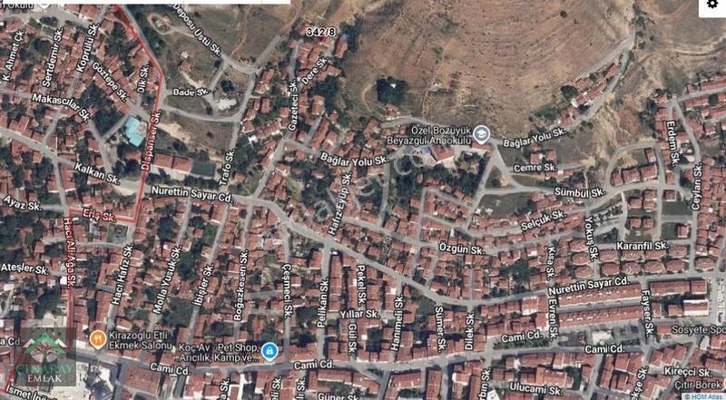 Sanayi İlçesi Bozüyük De Satılık Arsa 136 M2 - Görsel 2