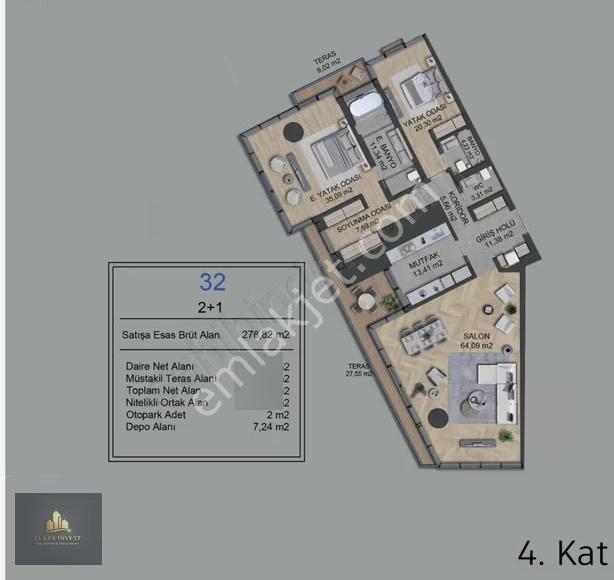 Ataköy Marinan' En Prestijli Lokasyonunda Ultra Lüks 2+1 Kiralık - Görsel 16