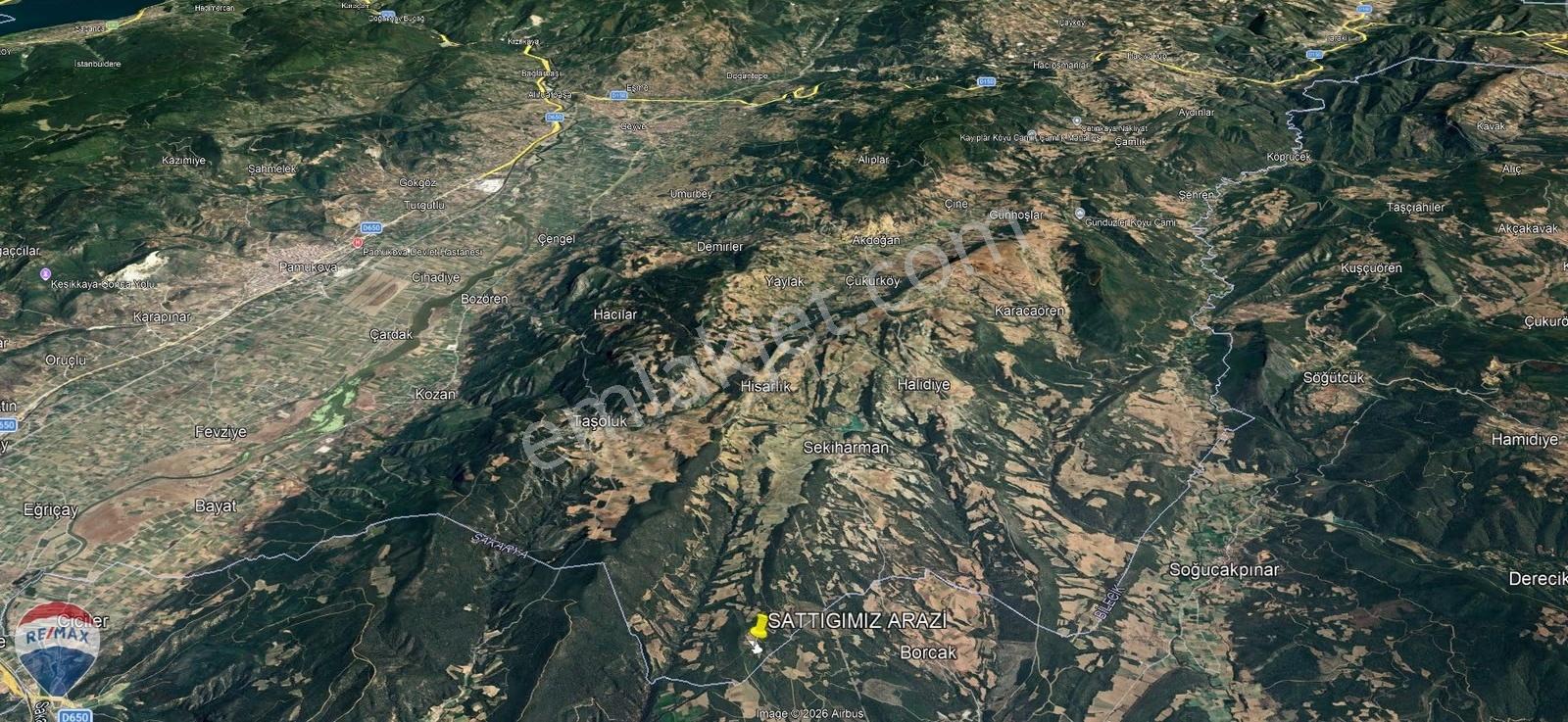 Remax Mavi Geyve Sekiharmanda Satılık 14.779 M2 Arazi - Görsel 4