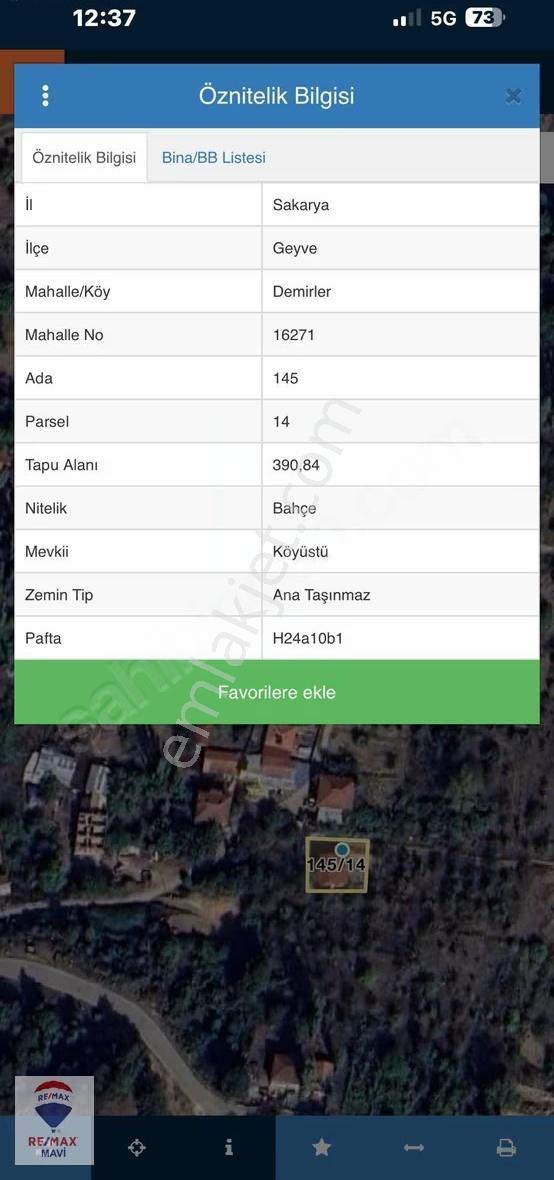 Remax Şaban Karakaş Geyve De 390m2 Arsa İçinde 4+1 Müstakil - Görsel 30