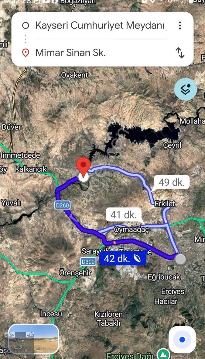 Kocasinan Yamula Barajının Yanında Satılık 1.007 M2 Temiz Parsel - Görsel 2