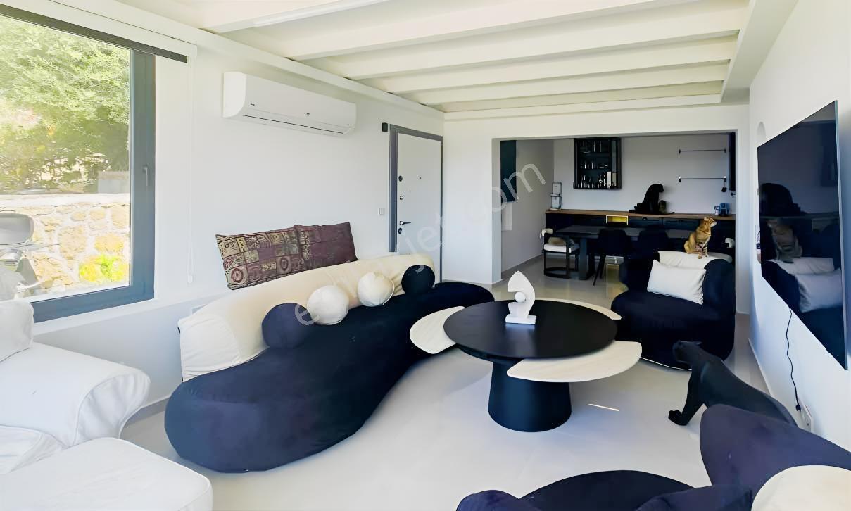 Gümüşlük Yalıkavak Özel Plajlı İmanzaralı Köşe Villa - Görsel 17