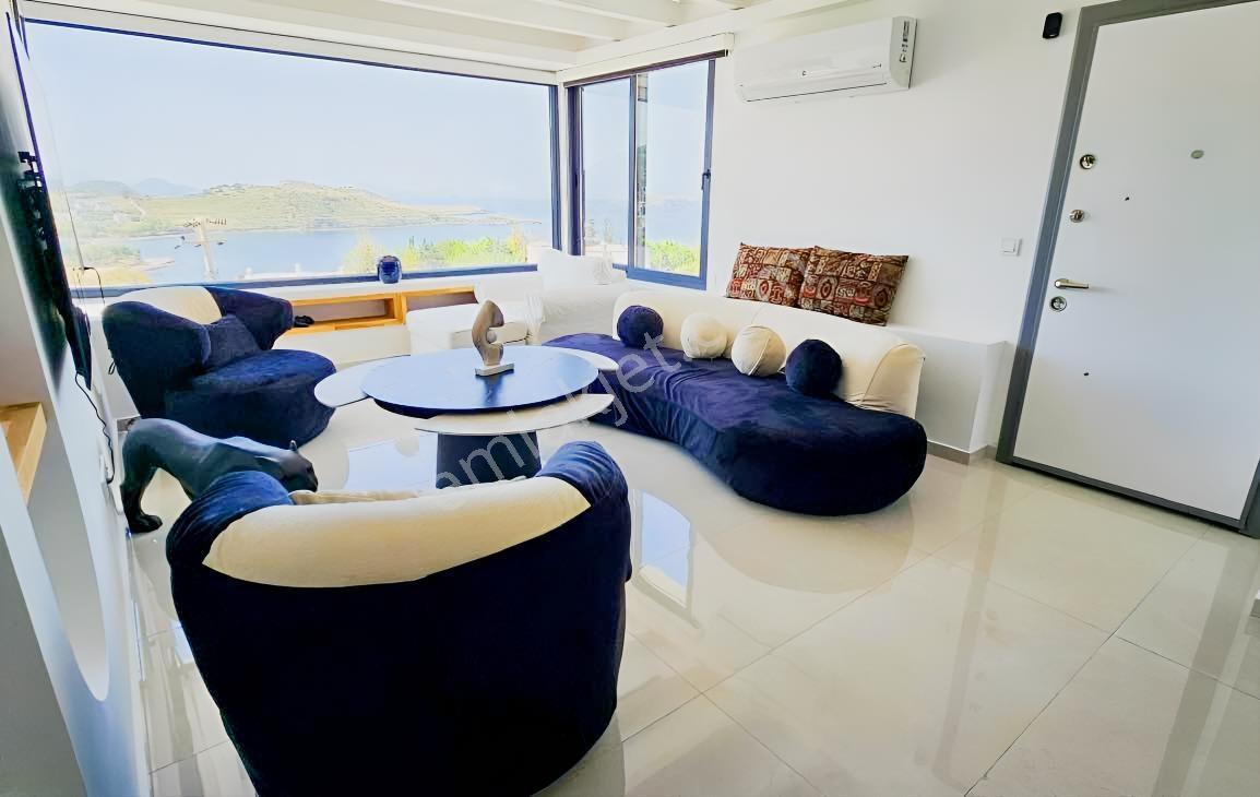 Gümüşlük Yalıkavak Özel Plajlı İmanzaralı Köşe Villa - Görsel 14