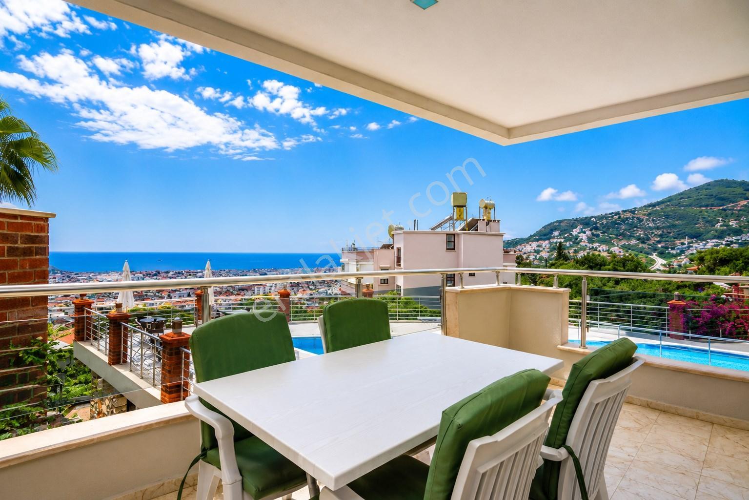 Alanya Hasbahçe'de Muhteşem Deniz Ve Kale Manzaralı Full Eşyalı 2+1 Satılık Daire - Görsel 2