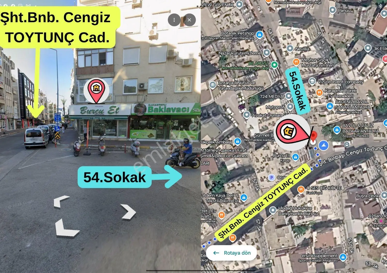 Antalya Muratpaşa Kışla-kiralık İşyeri-köşe-arakat-3 Odalı-boş - Görsel 18