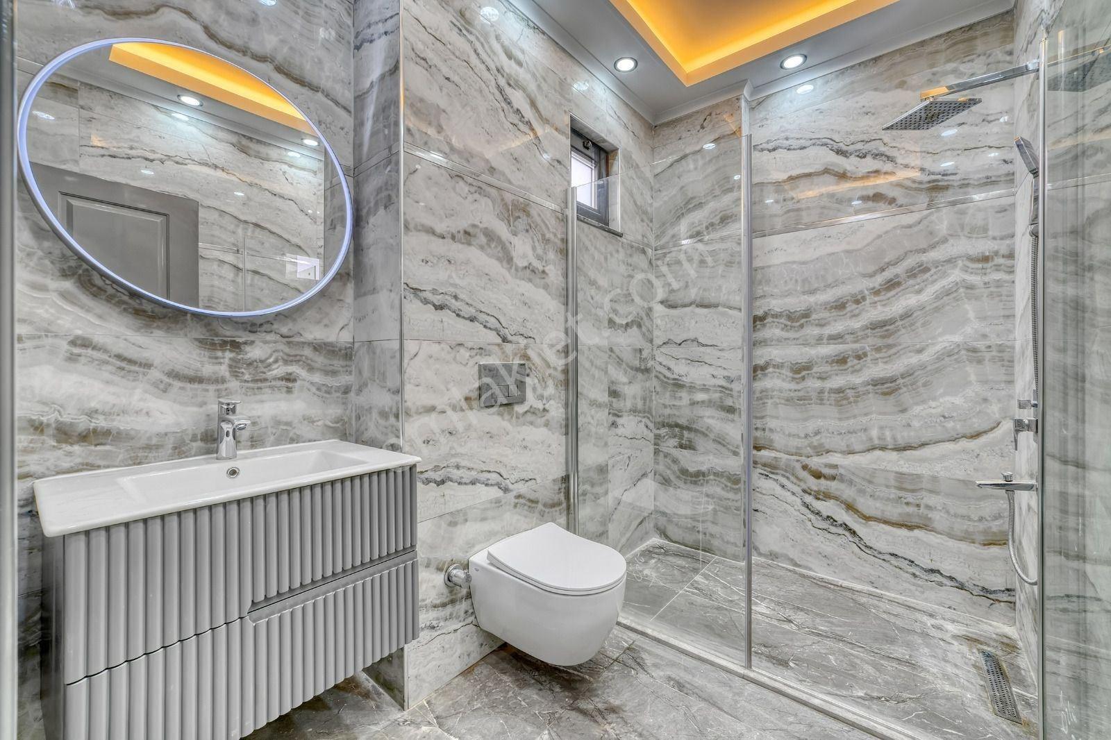 Alanya / Cikcilli’de Panoramik Manzaralı 5+2 Lüks Müstakil Villa - Görsel 22