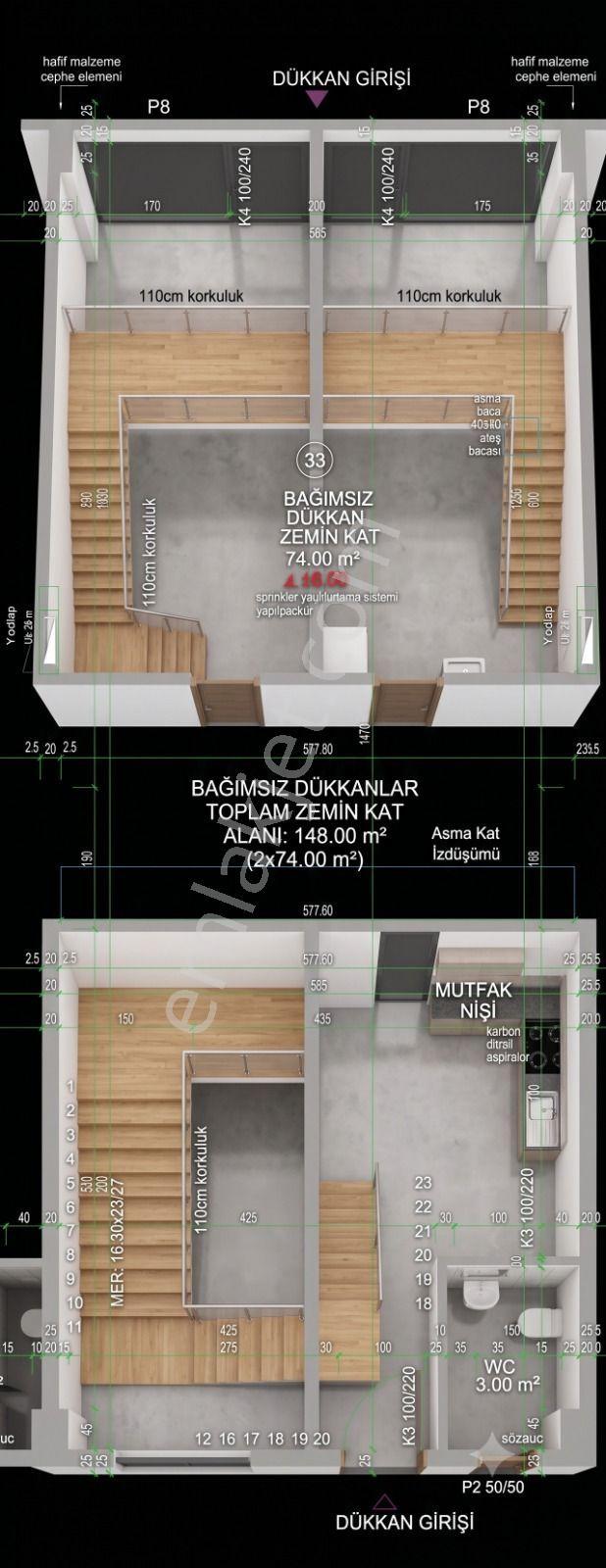 Altıntaş Havaalanı Yolu Üstünde 375 M2 Kiralık Mağaza Dükkan - Görsel 4